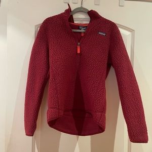 patagonia size S sherpa quarter zip